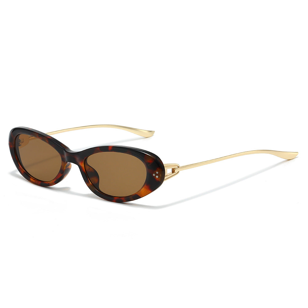 Azure cat-eye sunglasses in Tortoise Brown