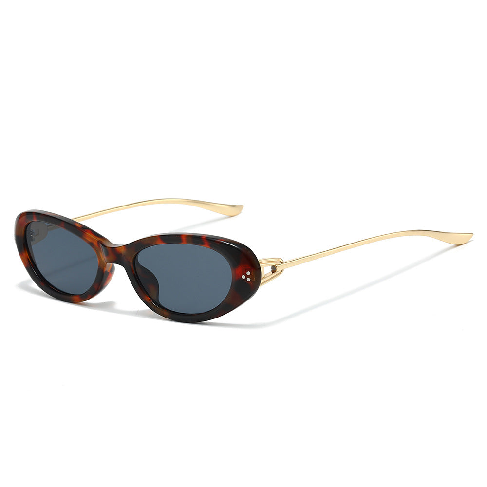 Azure cat-eye sunglasses in Tortoise Smoke