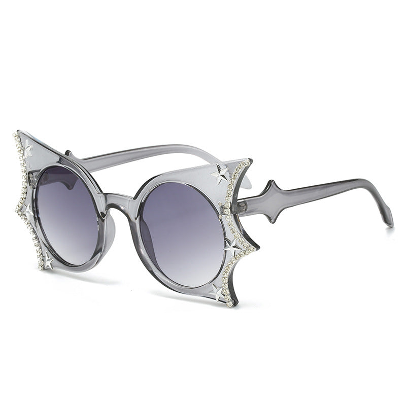 Breeze Clear Gray star cat-eye sunglasses product view