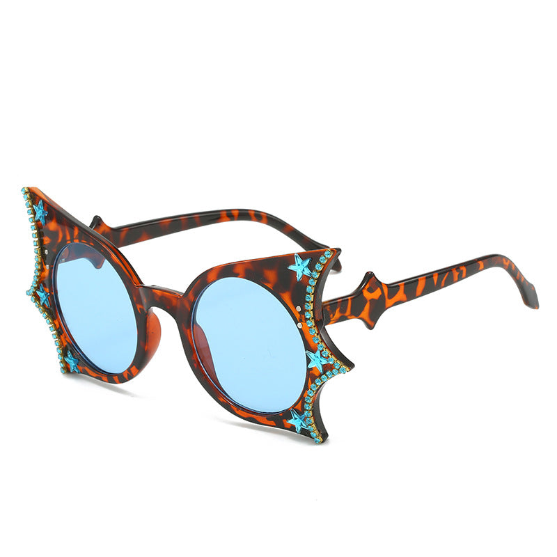 Breeze Tortoise Smoke star cat-eye sunglasses product view