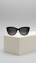 Bold acetate cat-eye sunglasses