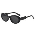 Caelum oval sunglasses in Black Smoke