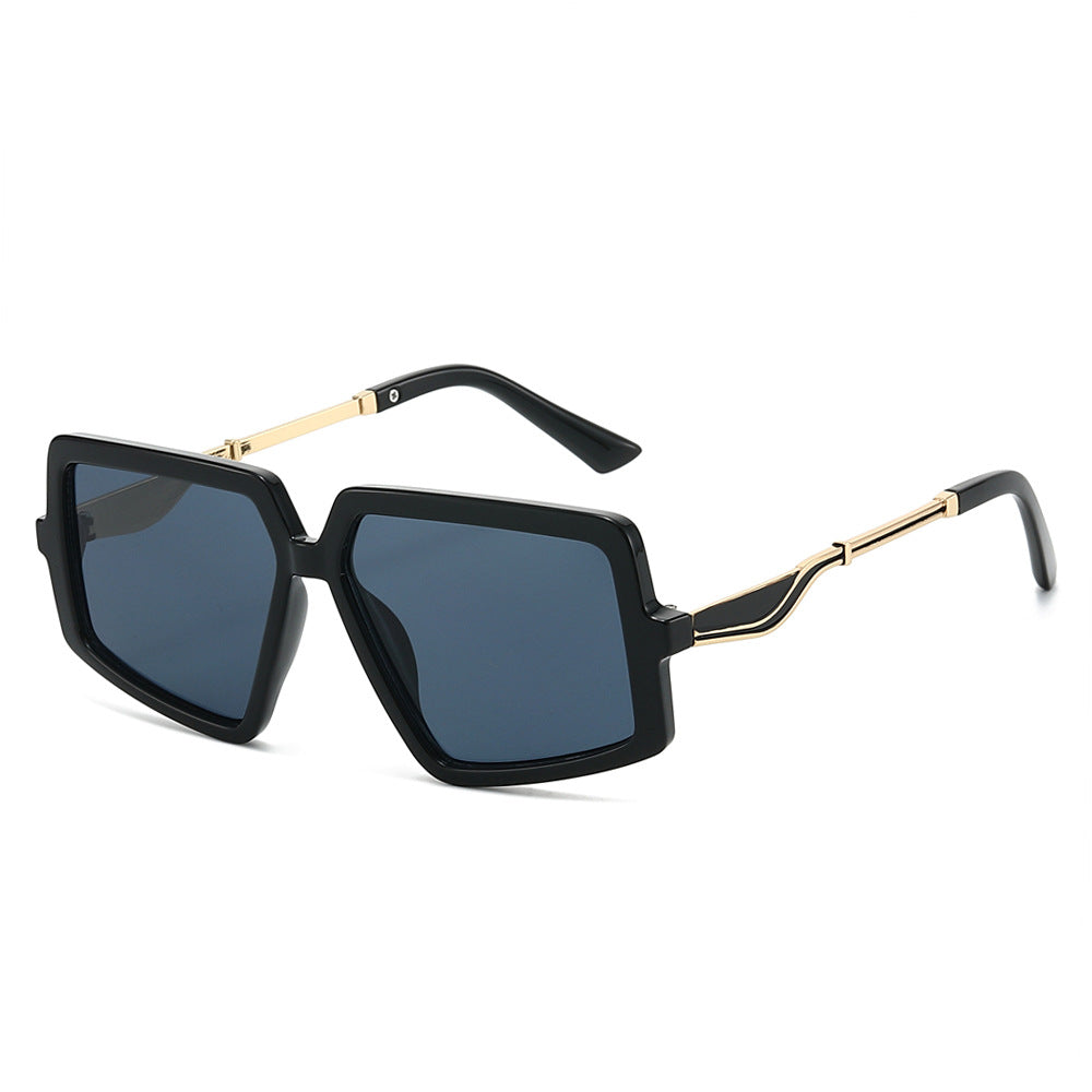 Chaos geometric square sunglasses in Black Blue