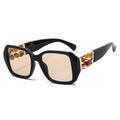 Crest square sunglasses in Black Pink