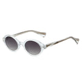 Hush round sunglasses in Clear Smoke
