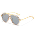 Lux Pink Clear aviator sunglasses product view