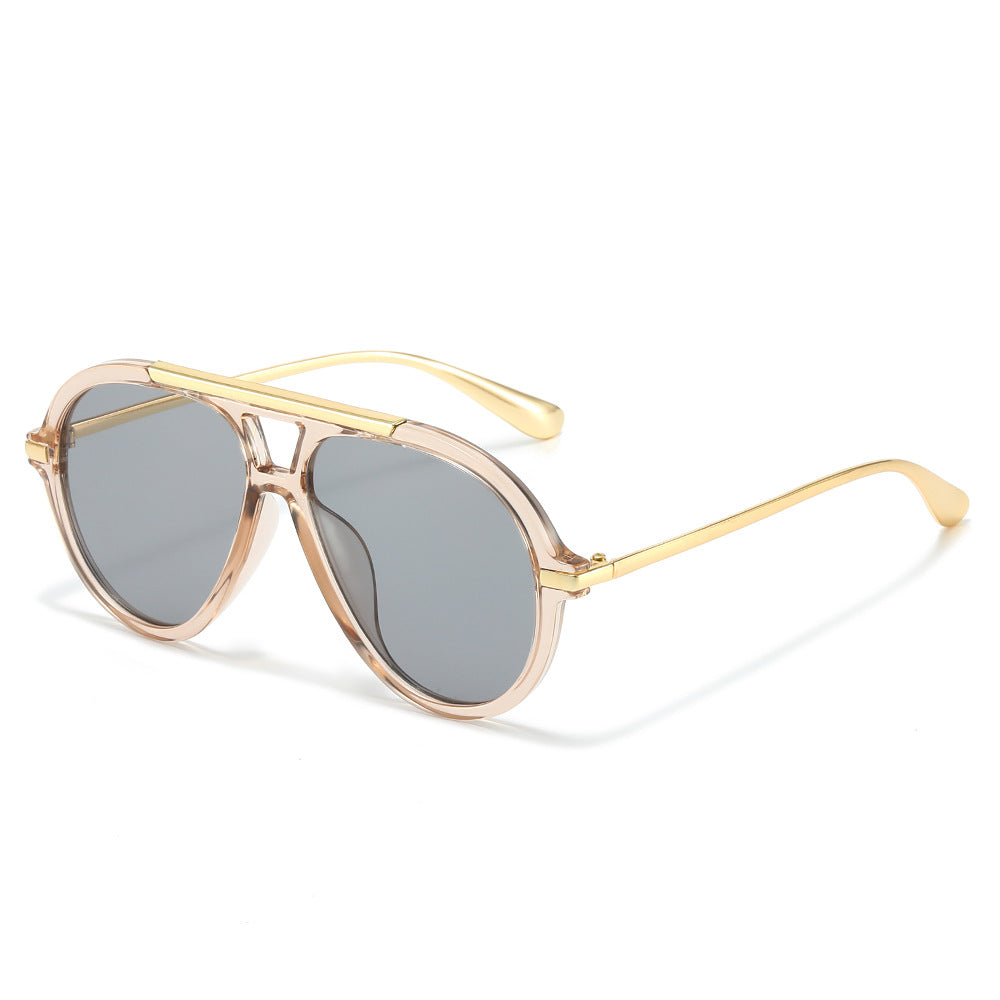 Lux Pink Clear aviator sunglasses product view