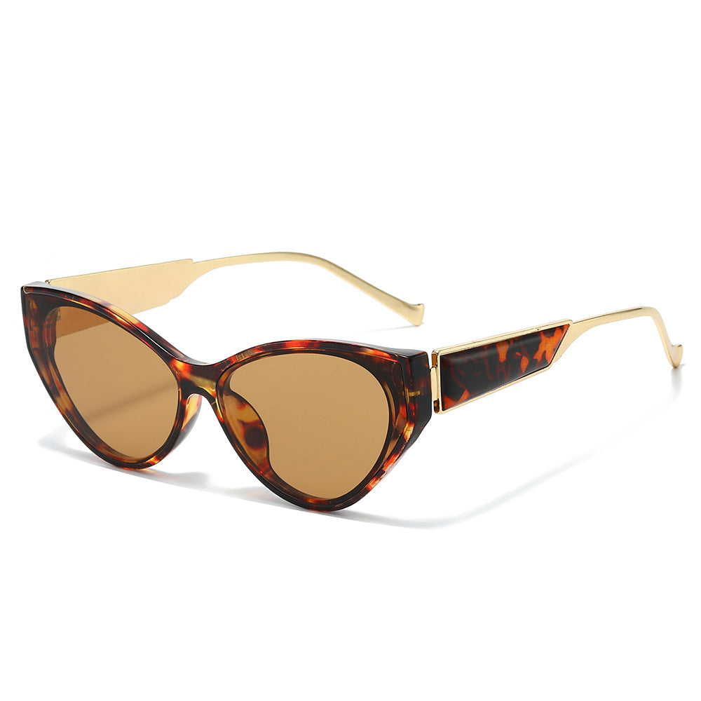 Lyra cat-eye sunglasses in tortoise brown