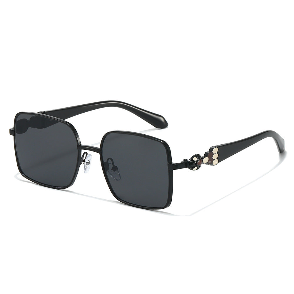 Phoenix Black Gray square sunglasses product view