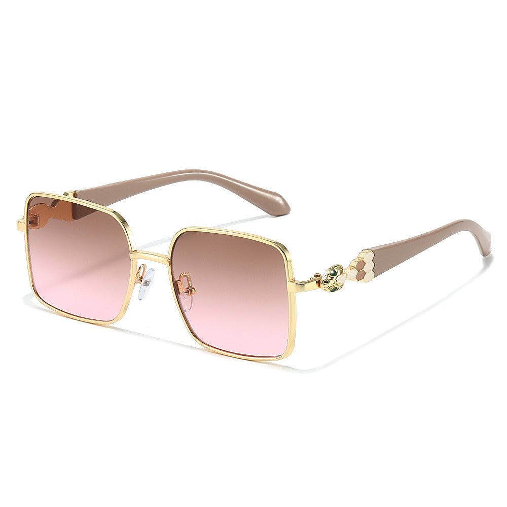 Phoenix Gold Smoke square sunglasses product view
