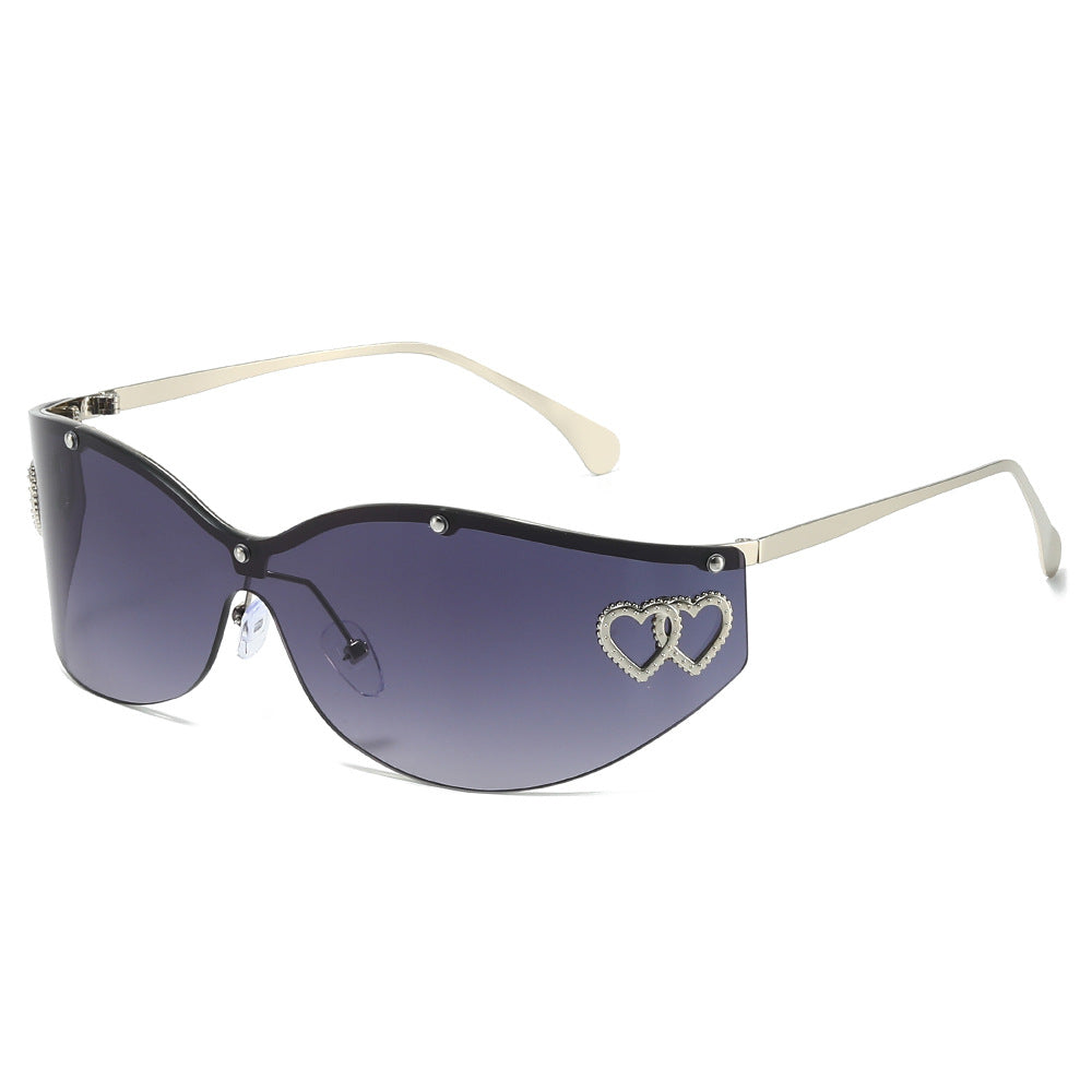Radiant Black cat-eye sunglasses product view