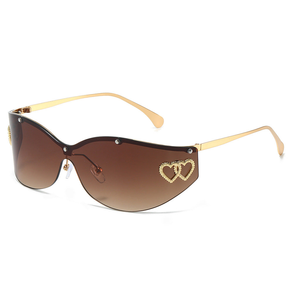 Radiant Black Smoke cat-eye sunglasses product view