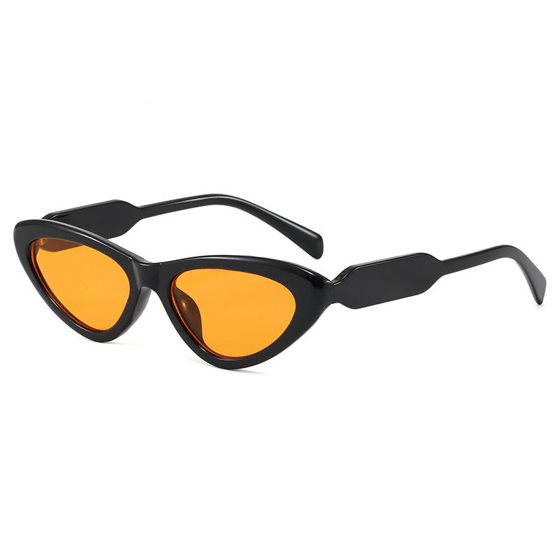 Rayne cat-eye sunglasses in Black Orange