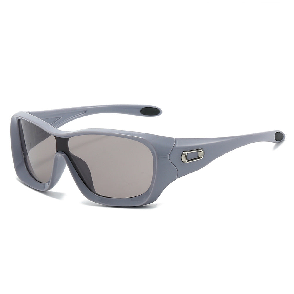 Rush sport wrap sunglasses in Gray Smoke