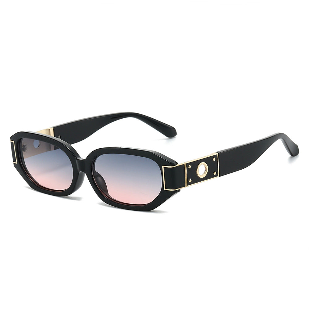 Stellar hexagon sunglasses in Black Pink Gradient