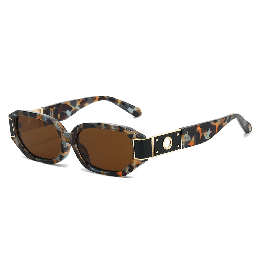 Stellar hexagon sunglasses in Tortoise Brown