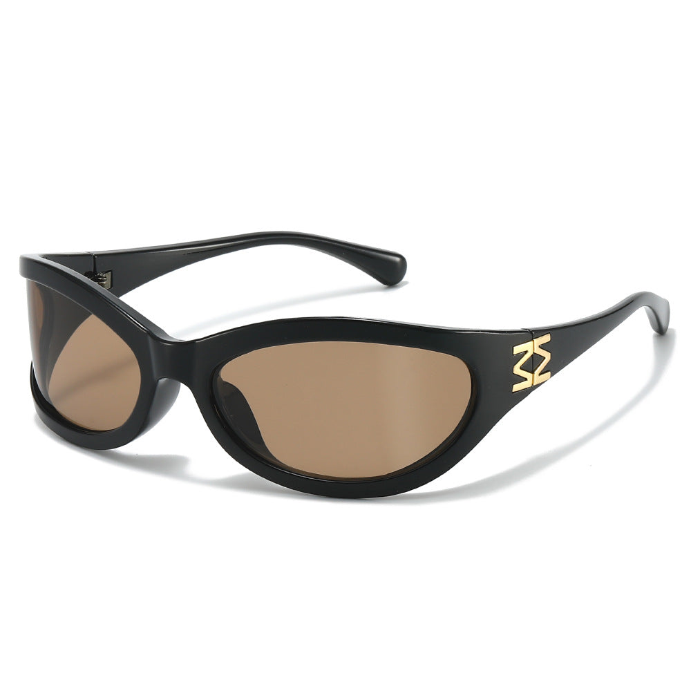 Sterling cat-eye sunglasses in Black Brown