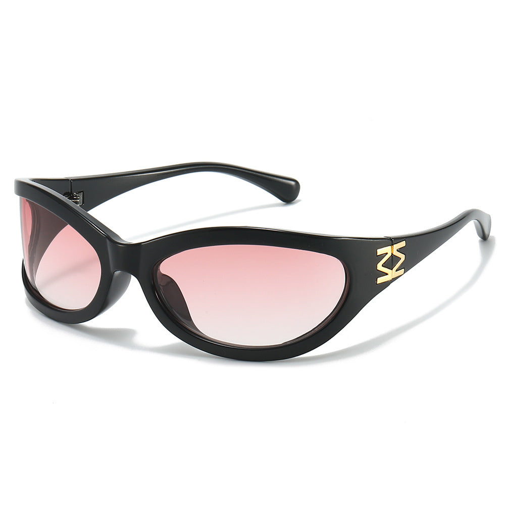 Sterling cat-eye sunglasses in Black Pink