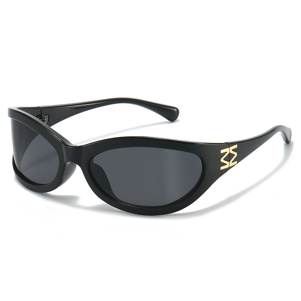 Sterling cat-eye sunglasses in Black Smoke