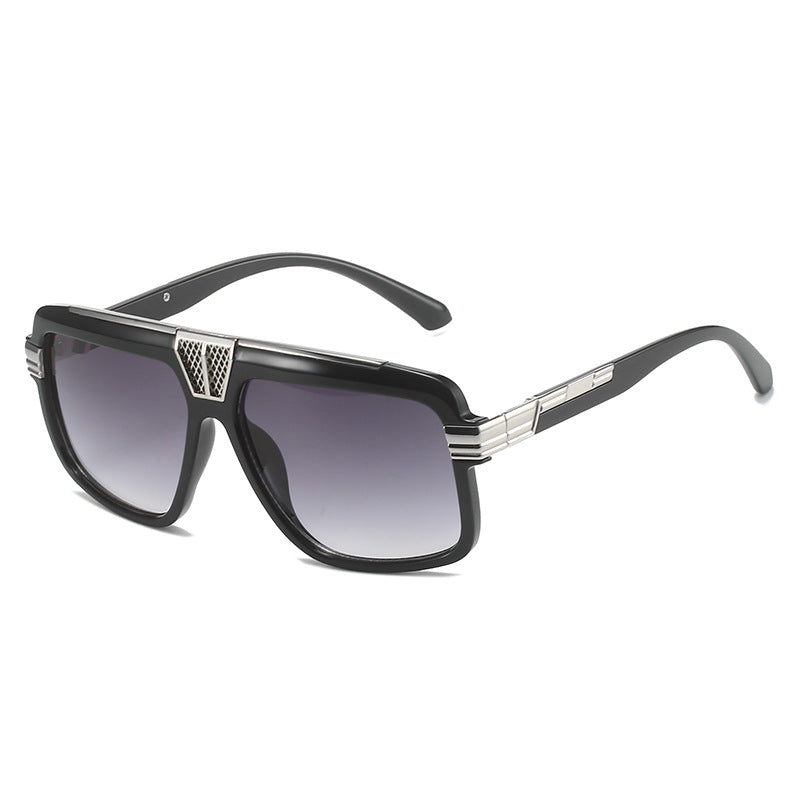 Surf Black Gold Smoke retro aviator sunglasses product view
