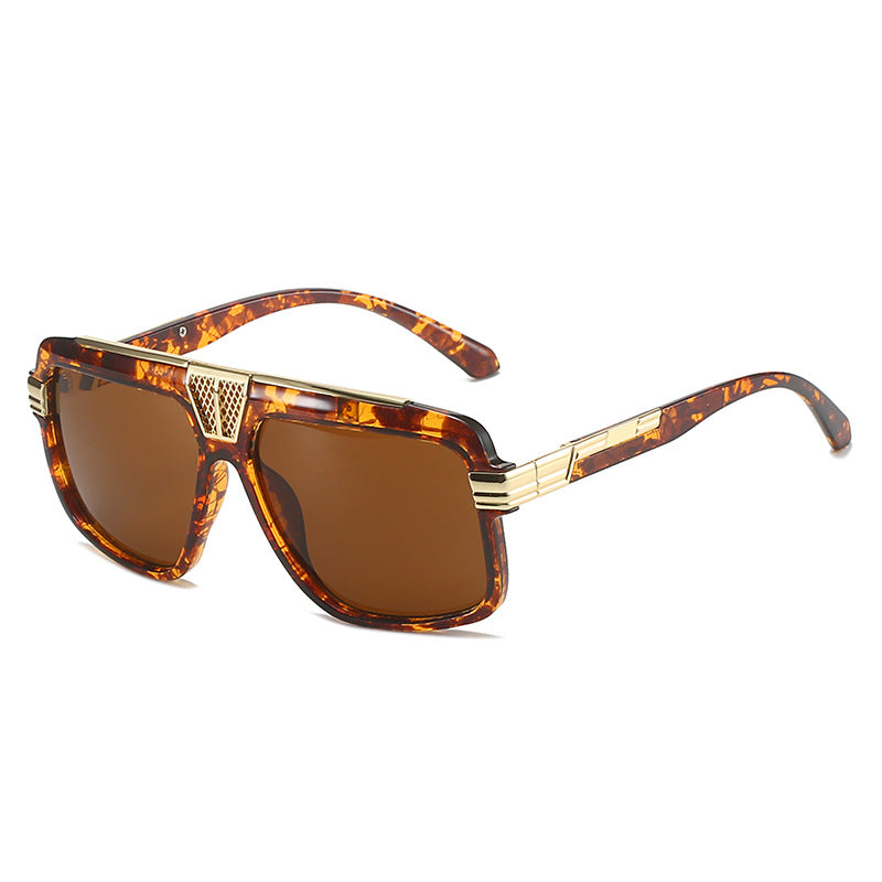 Surf Tortoise Gold retro aviator sunglasses product view