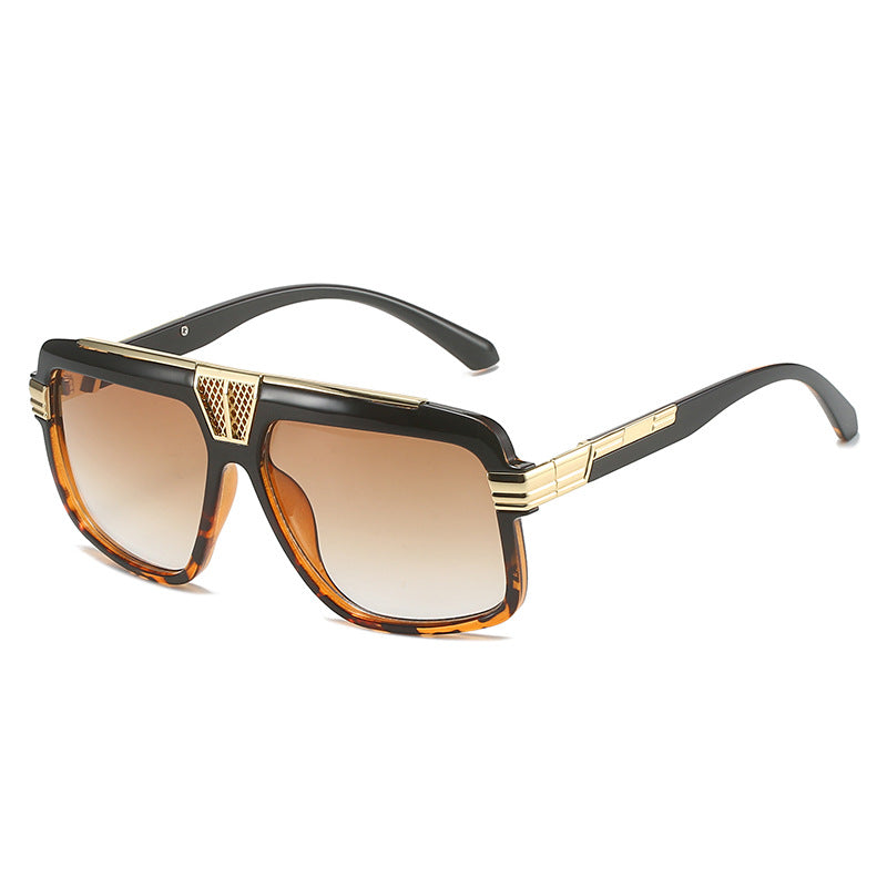 Surf Tortoise Gold Smoke retro aviator sunglasses product view