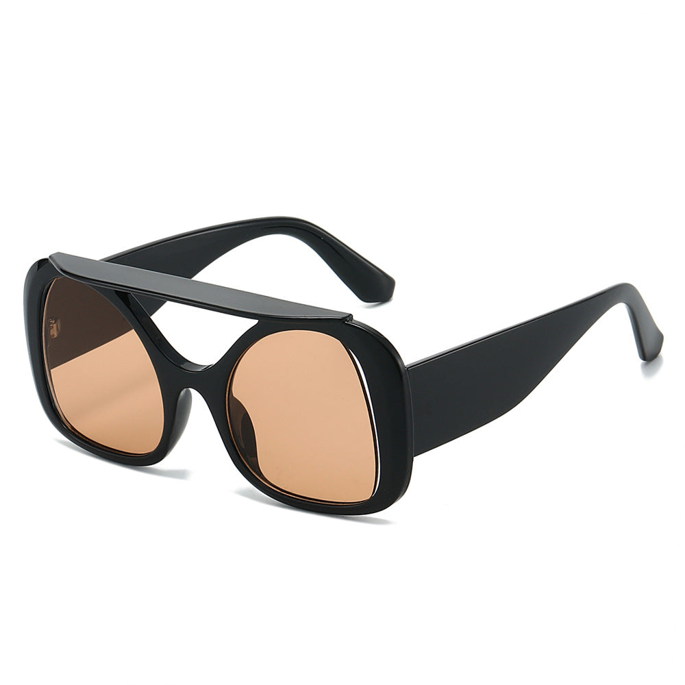 Titan aviator sunglasses in Black Peach