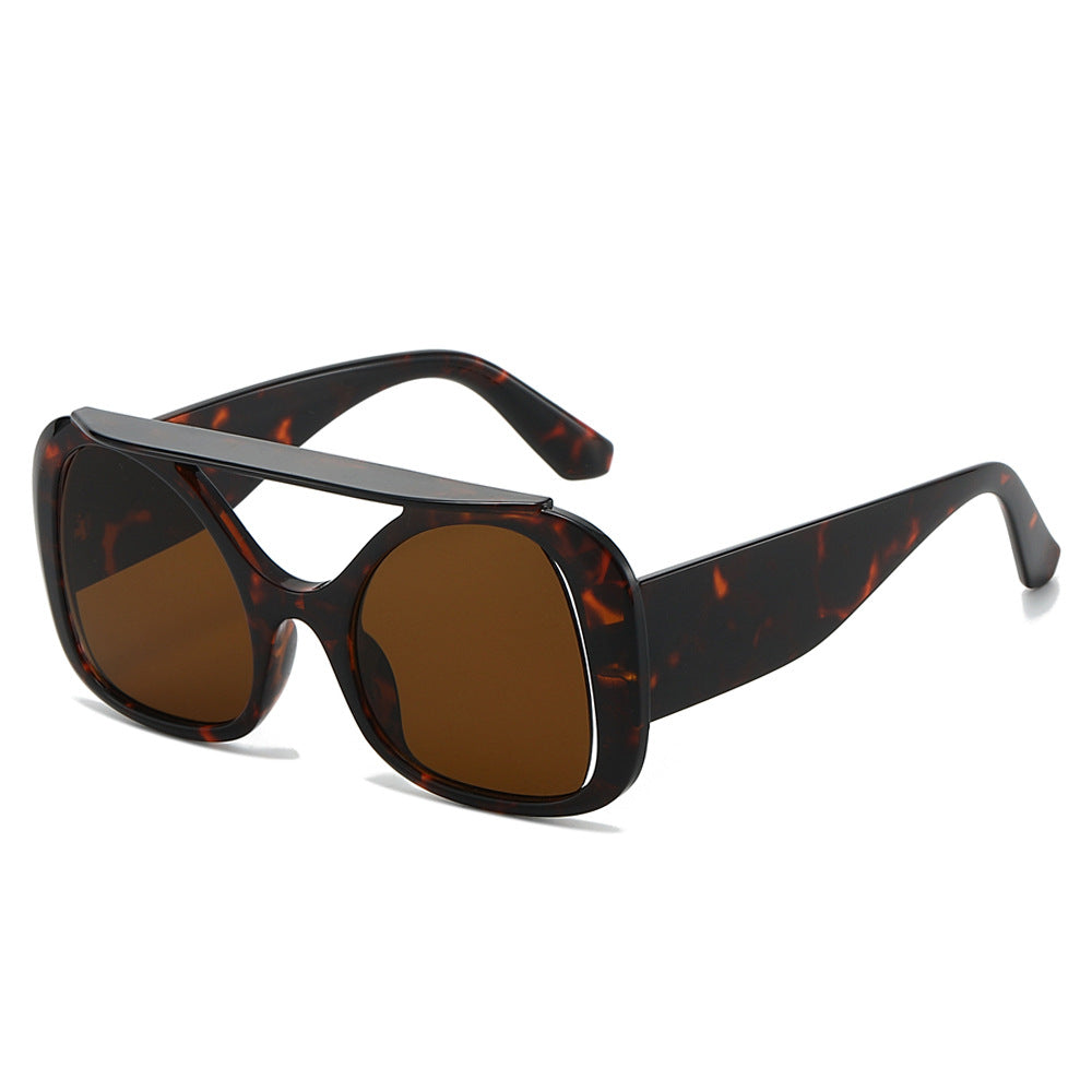 Titan aviator sunglasses in Tortoise Brown