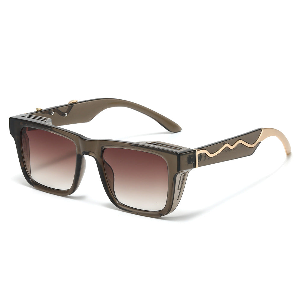 Zero square sunglasses in Taupe Pink