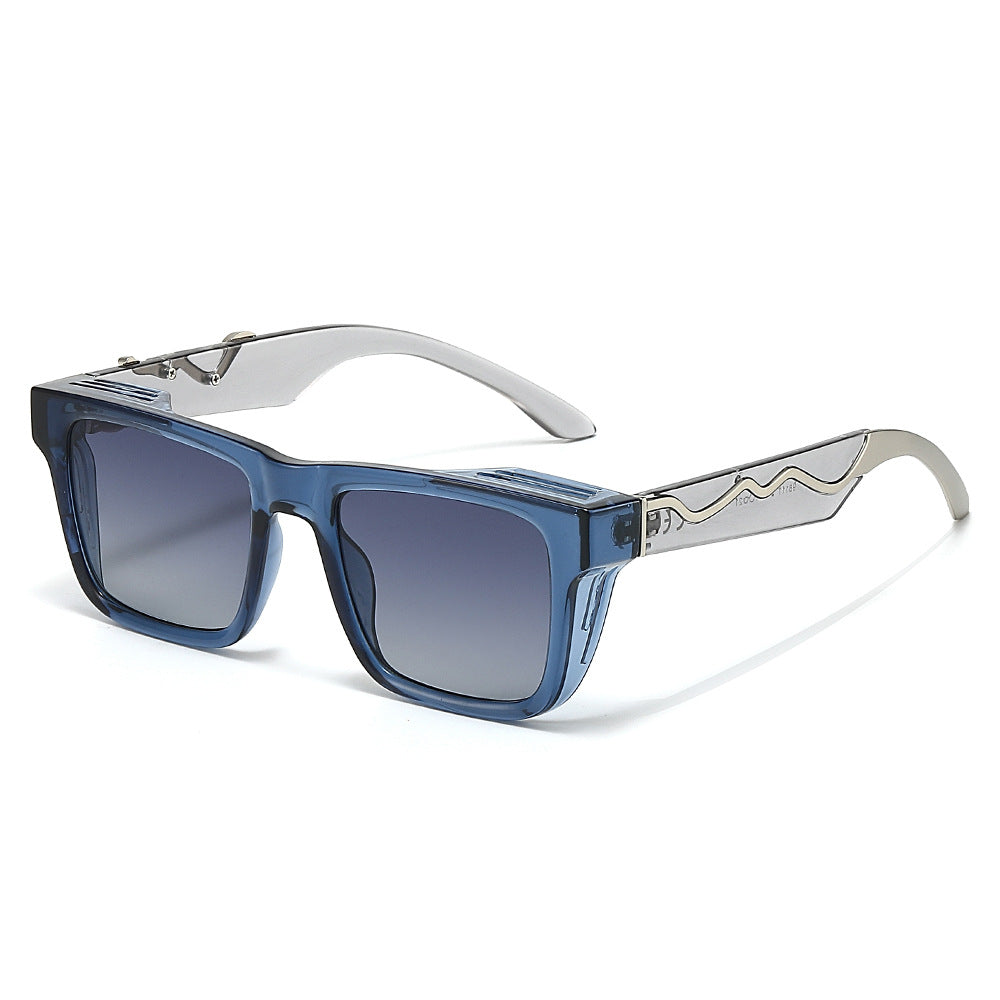 Zero square sunglasses in Blue Smoke